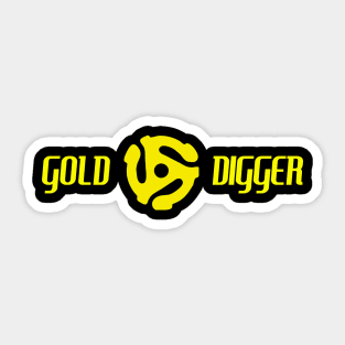 Gold Digger Sticker